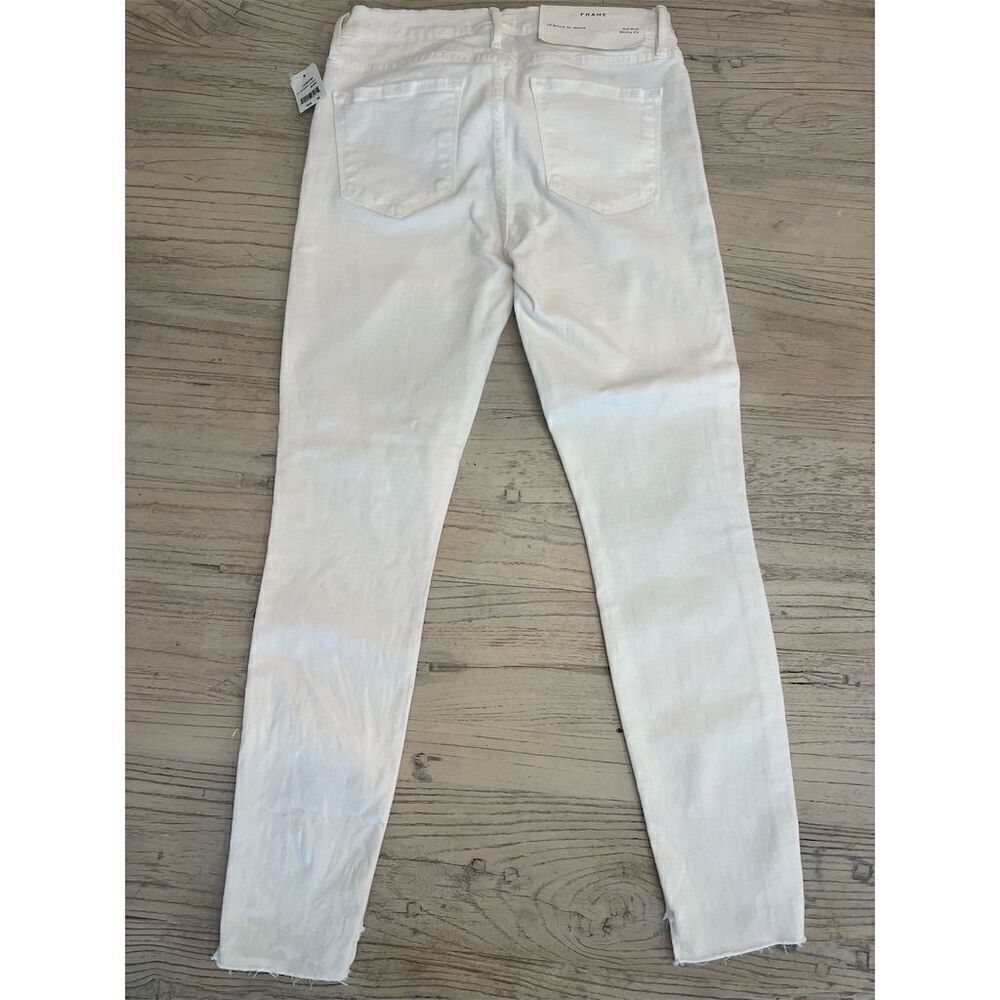 Frame Denim Le Skinny de Jeanne Women's Jeans Step Hem raw hem Size 29 NWT - Picture 7 of 16